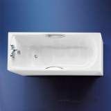 Armitage Shanks Halo S1145 1700mm Two Tap Holes Bath Wh