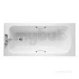 Armitage Shanks Sandringham 21 E0286 1500 Bath Plus Grips And Trd Wh