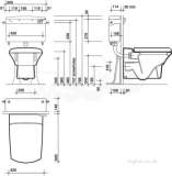 Wall Hung Toilet/bidet Bracket And Bolts Assembly Sr8138xx