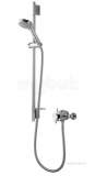 Aqualisa Asp001ea Chrome Aspire Dl Exposed Thermostatic Shower Mixer With Harmony Shower