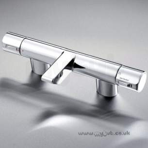 Ideal Standard Brassware -  Ideal Standard Active A4053 Two Tap Holes Bath Filler Cp